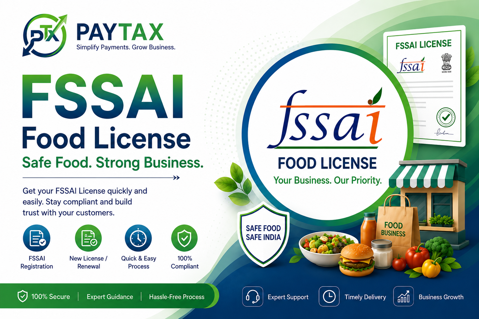 PAYTAX FSSAI food license services