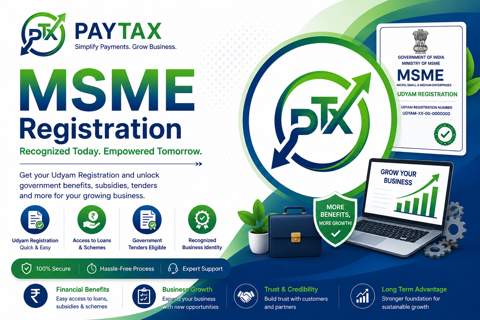 PAYTAX MSME registration services