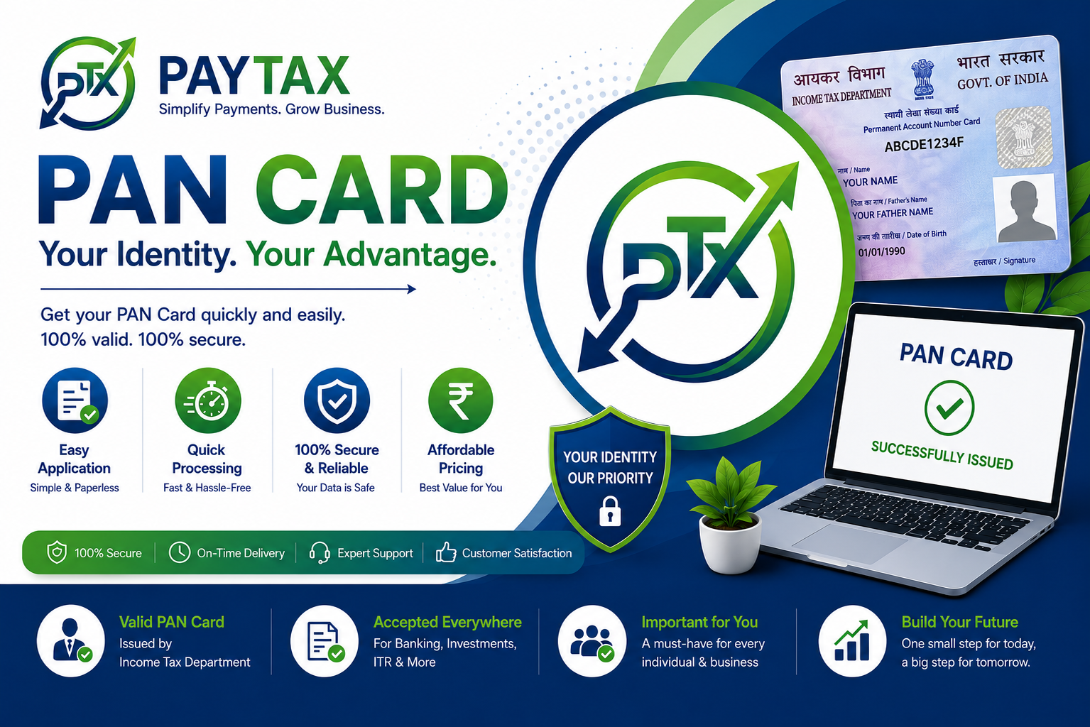 PAYTAX PAN card services